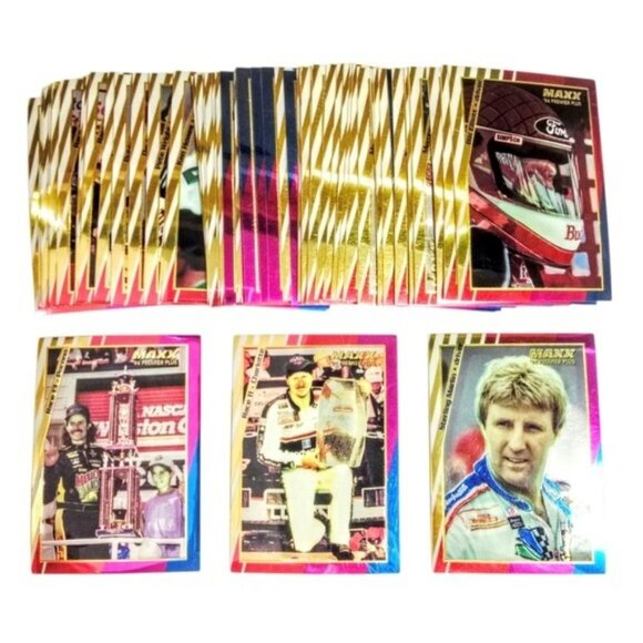 Vintage Nascar Racing Trading Cards '94 Maxx Premier Plus 70+ Card Lot 1994 - Picture 1 of 12